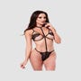 Body lanières & dentelle noir