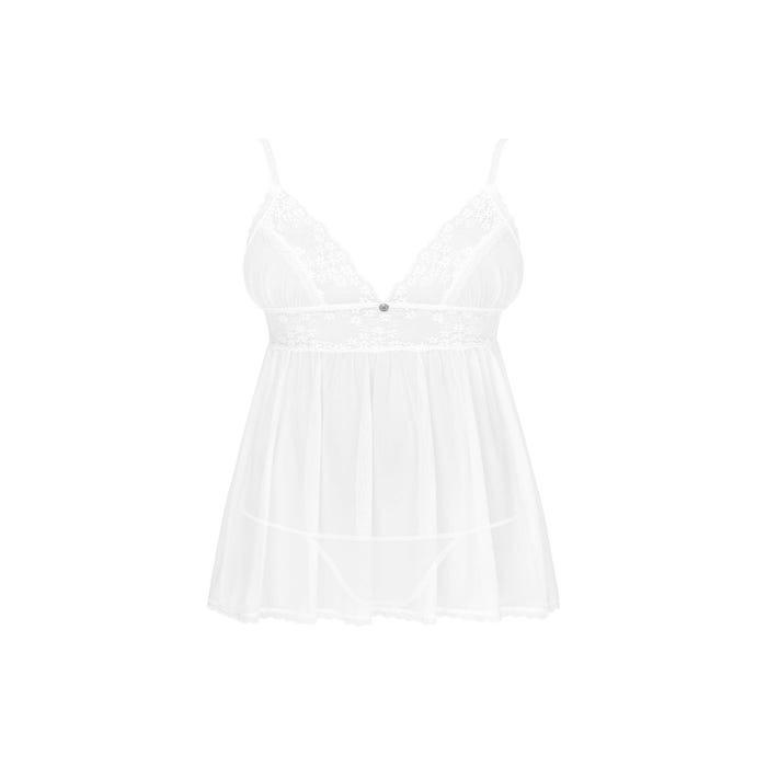 Nuisette babydoll Heavenlly blanc