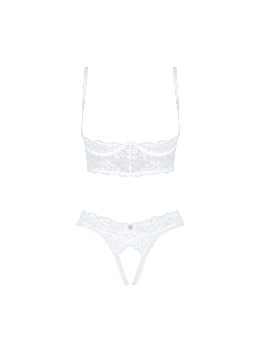 Ensemble 2 pièces ouvert Heavenlly blanc