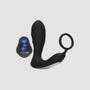Plug anal vibrant et cockring e-stim télécommandé