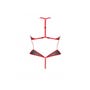 Body string Satara noir & rouge