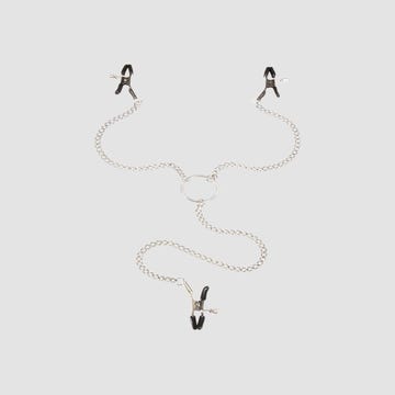 Pinces à tétons et clitoris ajustables Bondage Boutique