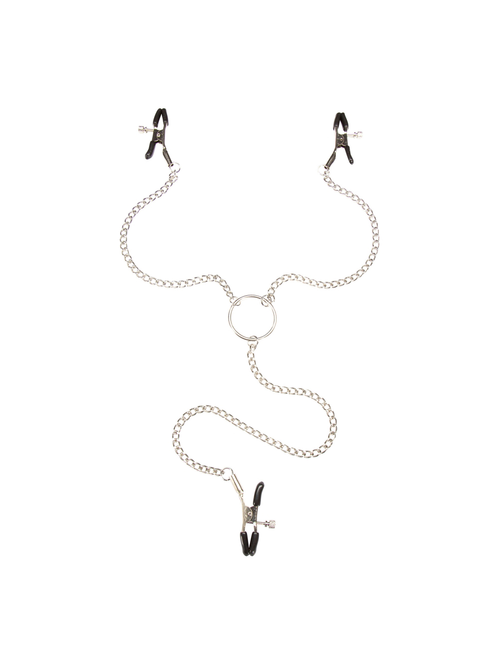 Pinces à tétons et clitoris ajustables Bondage Boutique main product photo