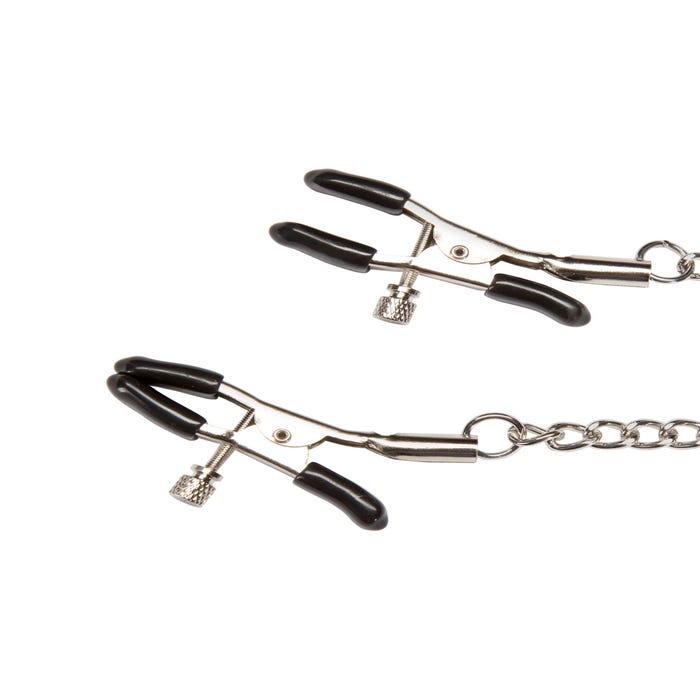 Pinces à tétons et clitoris ajustables Bondage Boutique