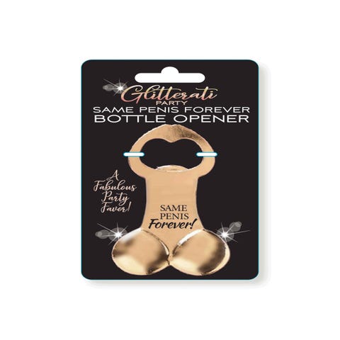 Décapsuleur pénis doré Glitterati