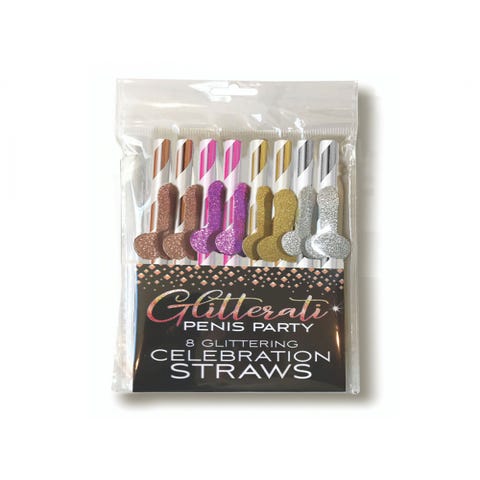 Pailles pénis paillettes Glitterati