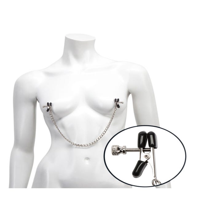 Pinces à tétons ajustables Bondage Boutique