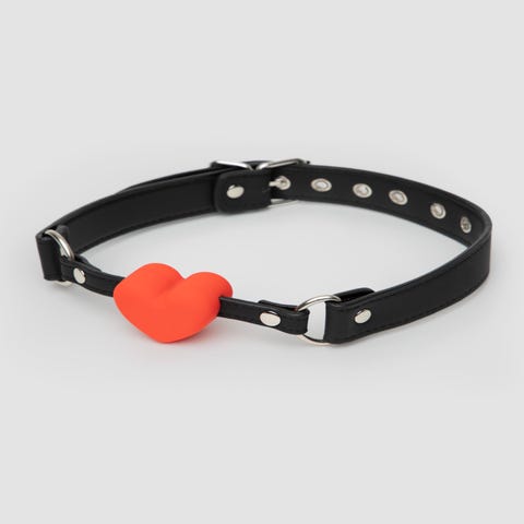 Bâillon boule coeur Bondage Boutique