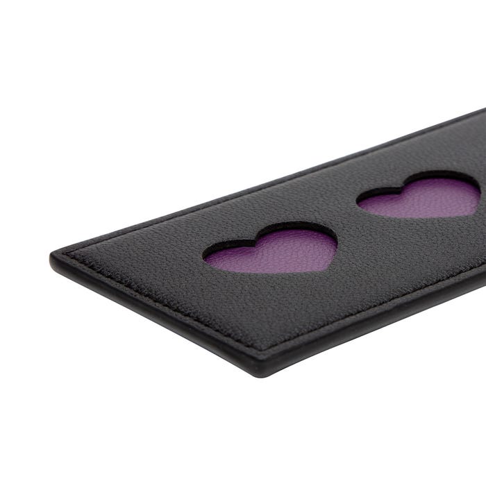 Paddle similicuir Purple Hearts