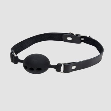Bâillon boule respirant silicone medium Bondage Boutique