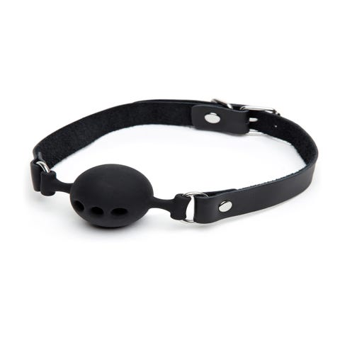Bâillon boule respirant silicone medium Bondage Boutique