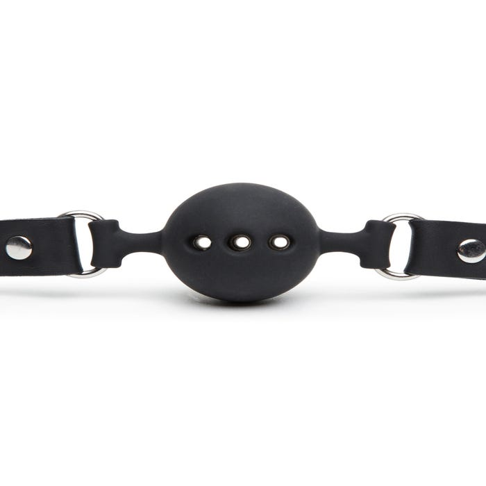 Bâillon boule respirant silicone medium Bondage Boutique