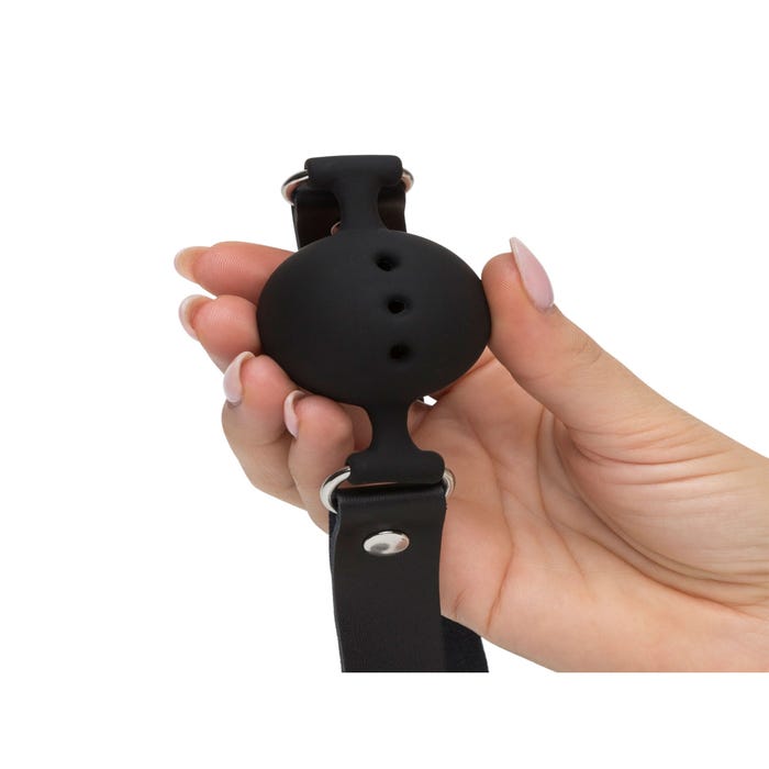 Bâillon boule respirant silicone medium Bondage Boutique