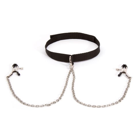 Collier avec pinces à tétons BASICS