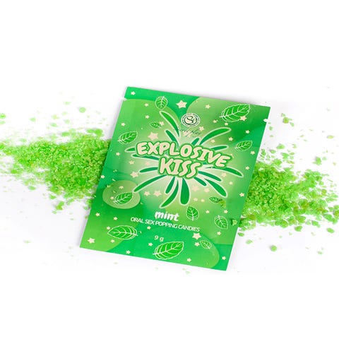 Sucre pétillant Explosive Kiss menthe