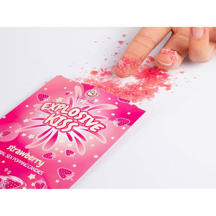 Sucre pétillant Explosive Kiss fraise