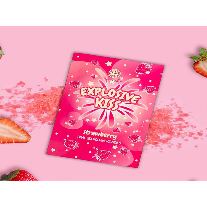 Sucre pétillant Explosive Kiss fraise