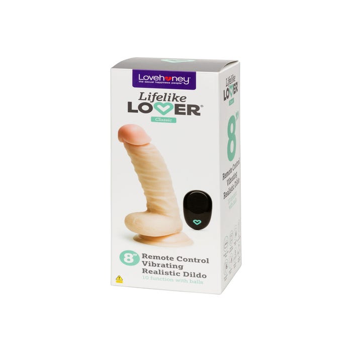 Vibromasseur ventouse télécommandé 20,3 cm Classic Lifelike Lover