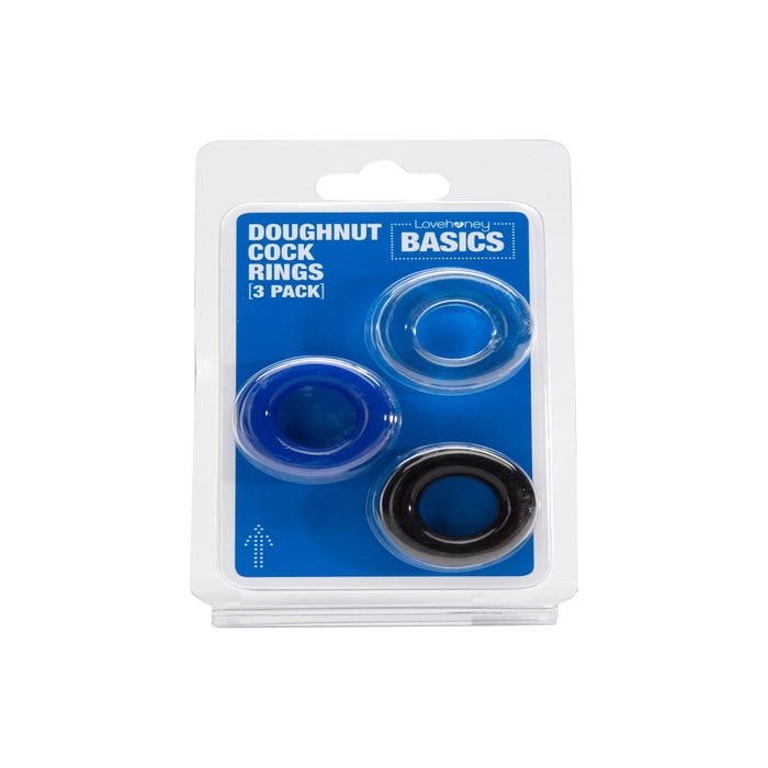 Kit de 3 cockrings Doughnut BASICS