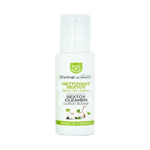 Nettoyant sextoy fleur de coton bio 100 ml