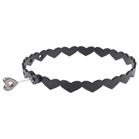 Collier choker BDSM Heart