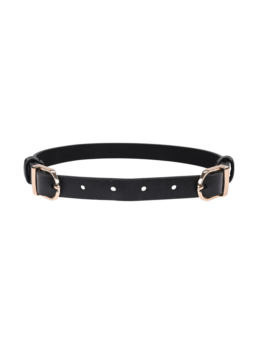 Collier choker BDSM Double Buckle main product photo