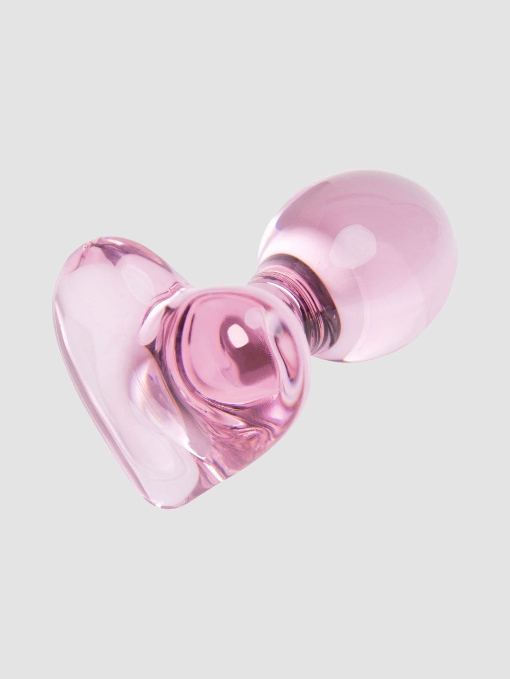 Plug anal en verre Sensual Glass coeur small de Lovehoney Plug anal en verre Sensual Glass coeur small de Lovehoney