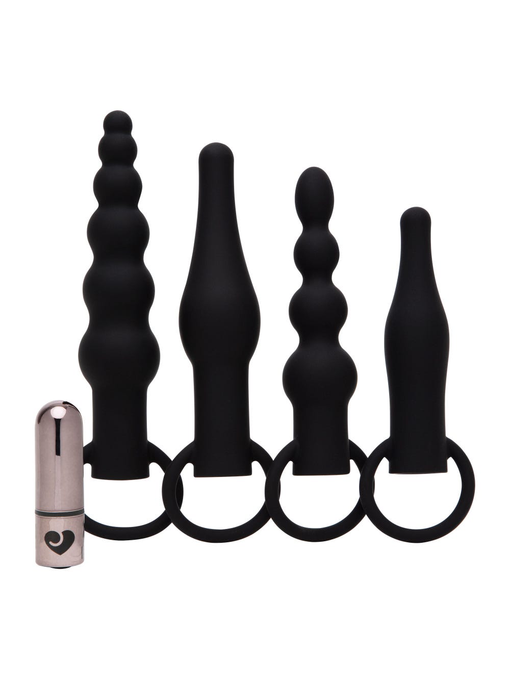 Kit plug anal vibrant The Booty Bunch 5 pièces main product photo