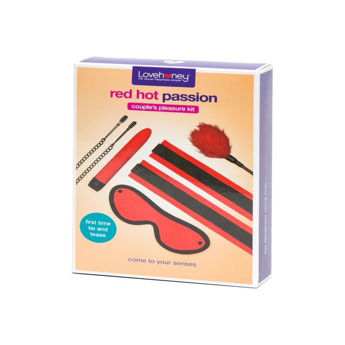 Kit pour couple Red Hot Passion 6 pièces