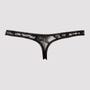 String ouvert en dentelle noir