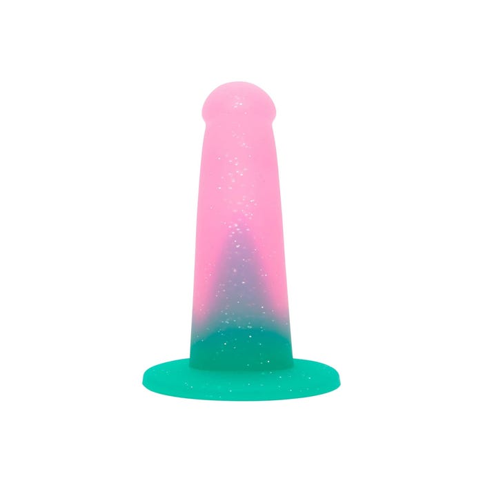 Dildo ventouse silicone Superstar rose