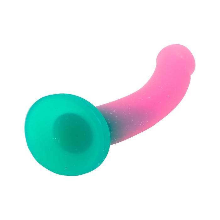 Dildo ventouse silicone Superstar rose
