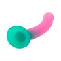 Dildo ventouse silicone Superstar rose