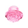 Plug anal en verre Full Bloom Rose medium