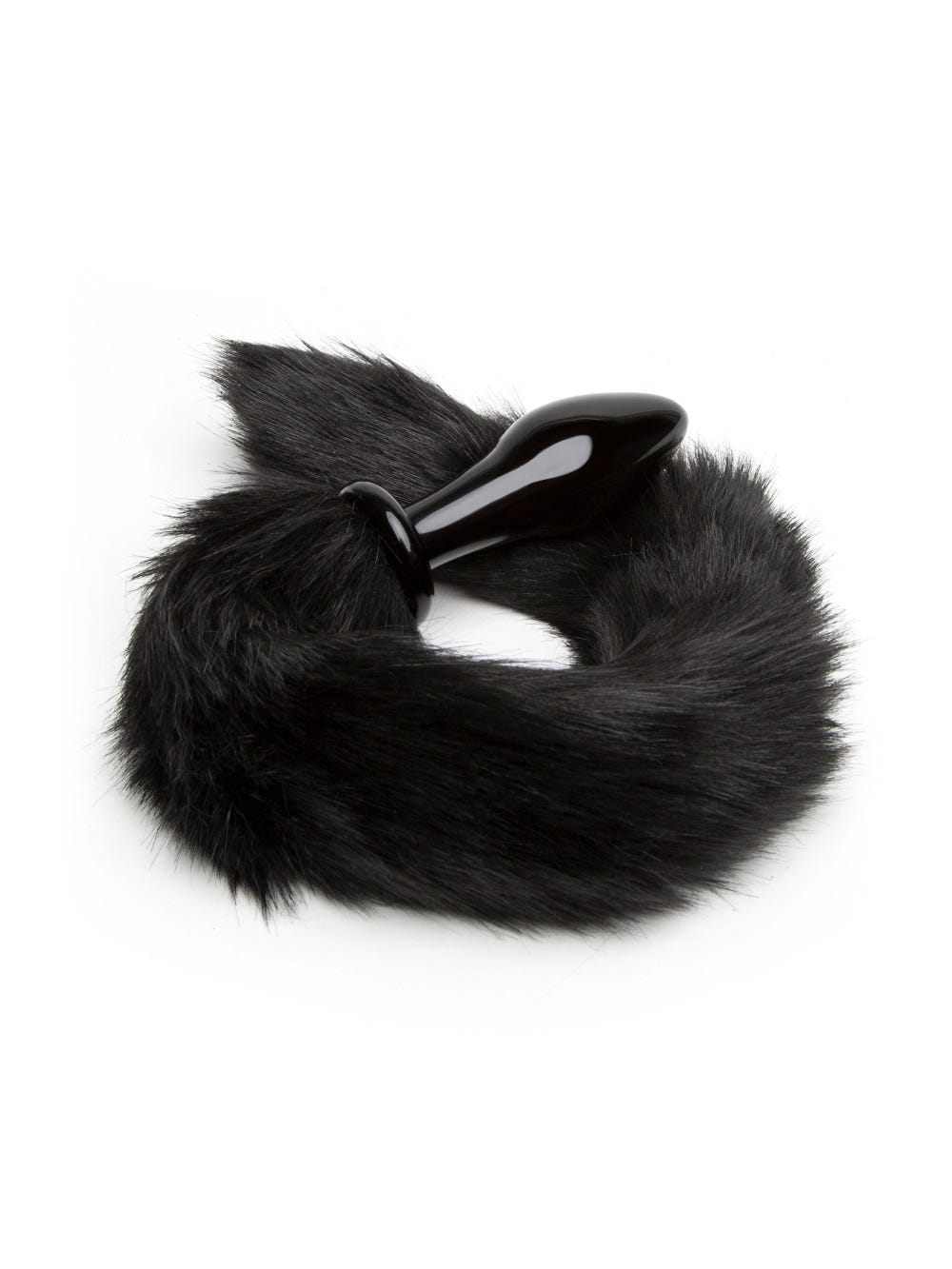 Plug anal en verre avec queue Deluxe DOMINIX main product photo