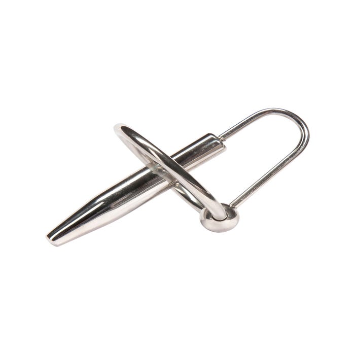 Plug à urètre et anneau pour gland Deluxe DOMINIX