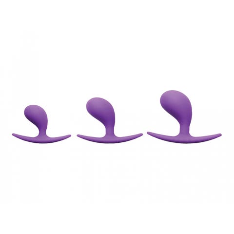 Kit plug anal silicone Booty Poppers Frisky