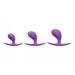 Kit plug anal silicone Booty Poppers Frisky