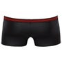 Boxer zip noir & rouge