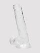 Gode ventouse transparent 17,8 cm Enjoy