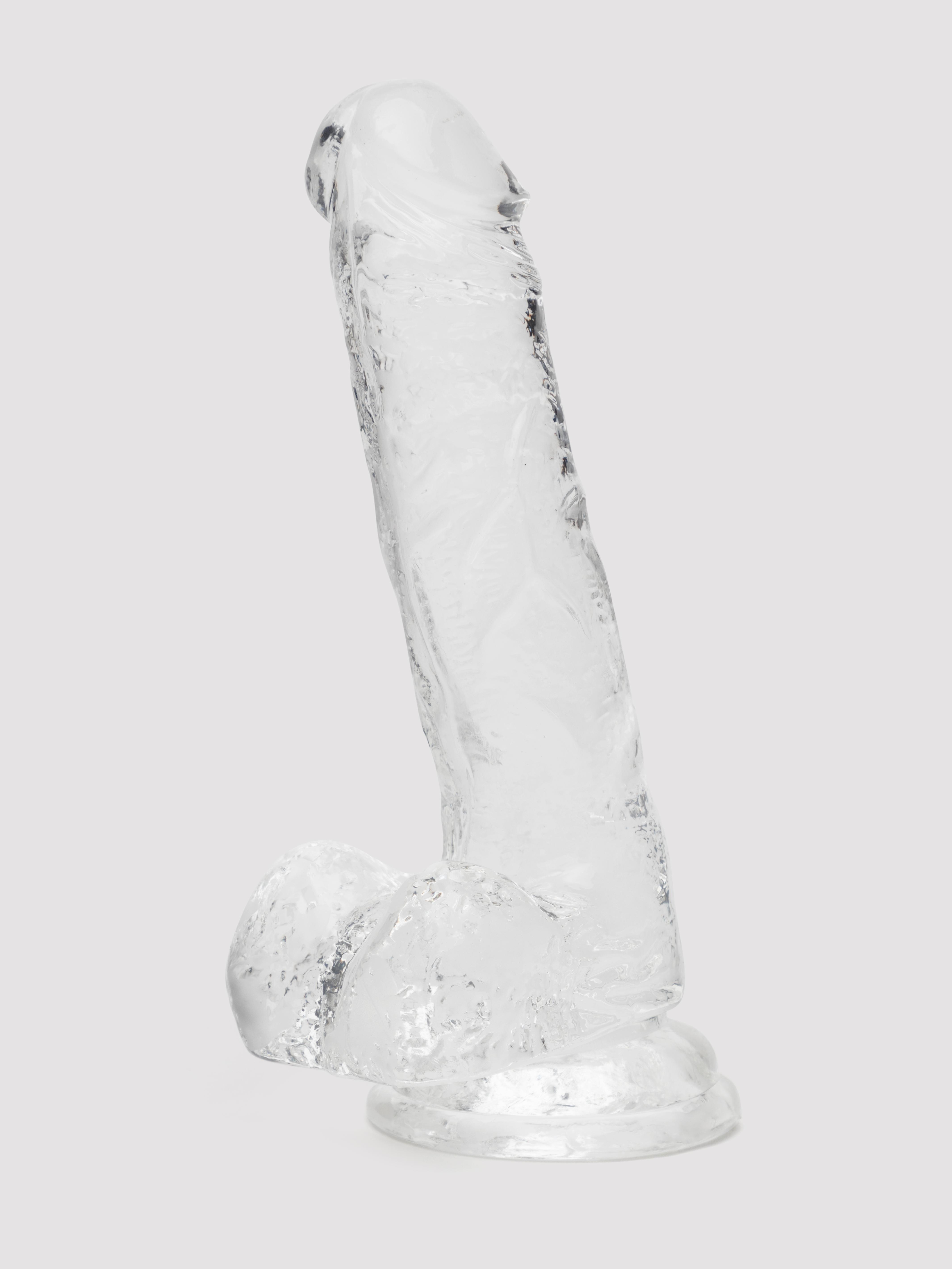 Gode ventouse transparent 17,8 cm Enjoy