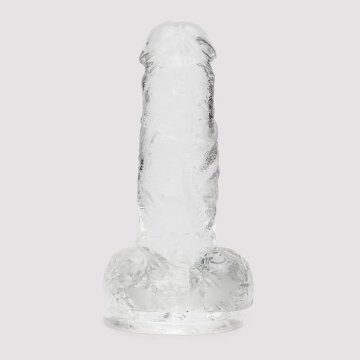 Gode ventouse transparent 17,8 cm Enjoy