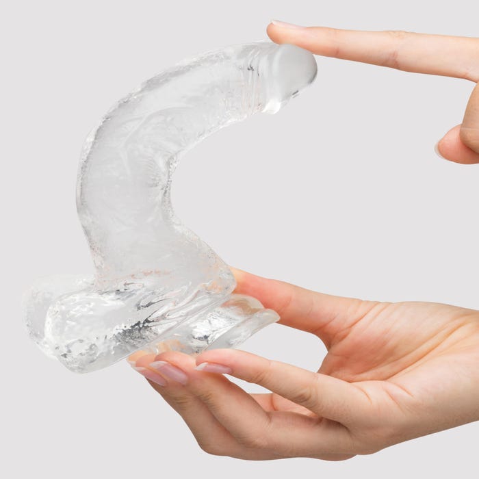 Gode ventouse transparent 17,8 cm Enjoy