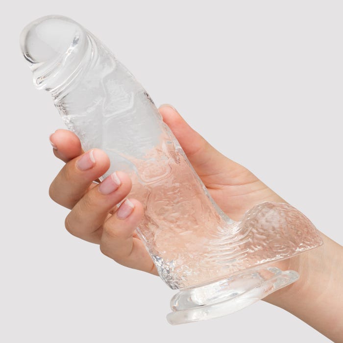 Gode ventouse transparent 20,3 cm Enjoy