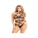 Harnais anneaux KI4047 satin noir
