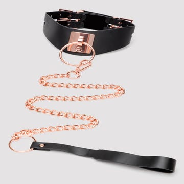 Collier et laisse similicuir Premium