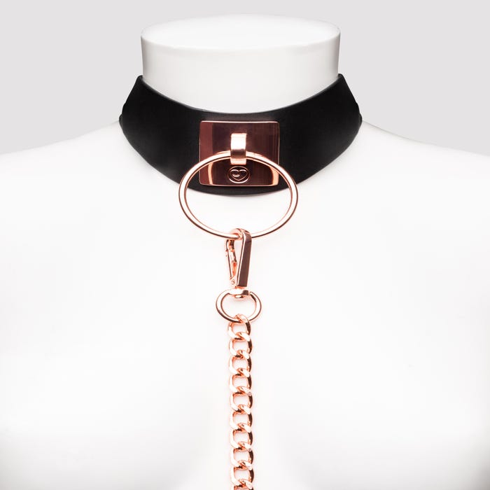 Collier et laisse similicuir Premium