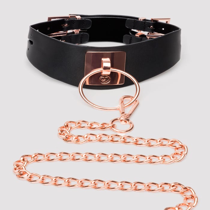 Collier et laisse similicuir Premium
