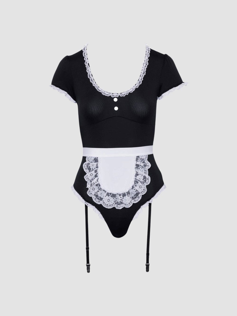 Costume serveuse blanc & noir