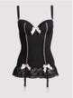 Corset porte-jarretelles Seduce Me noir